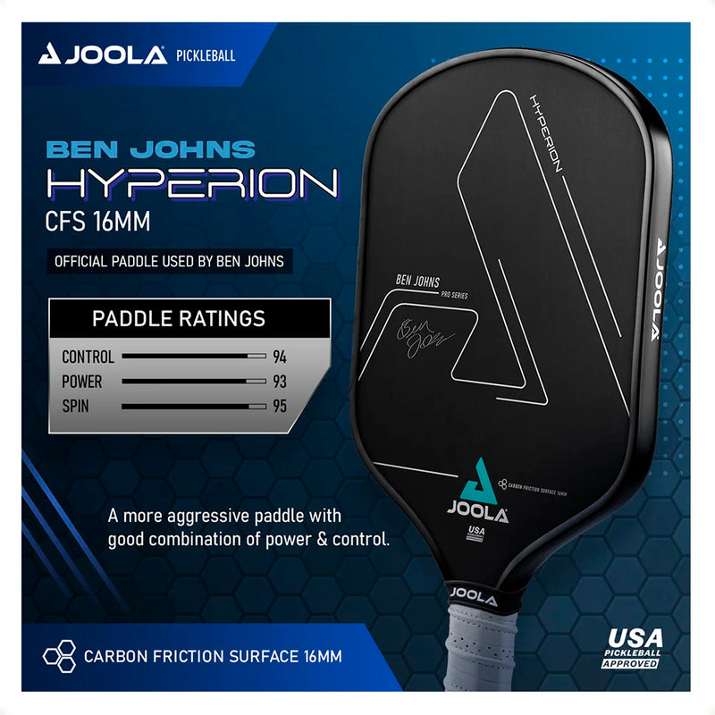 Raquete de Pickleball JOOLA Ben Johns Hyperion CFS 16MM