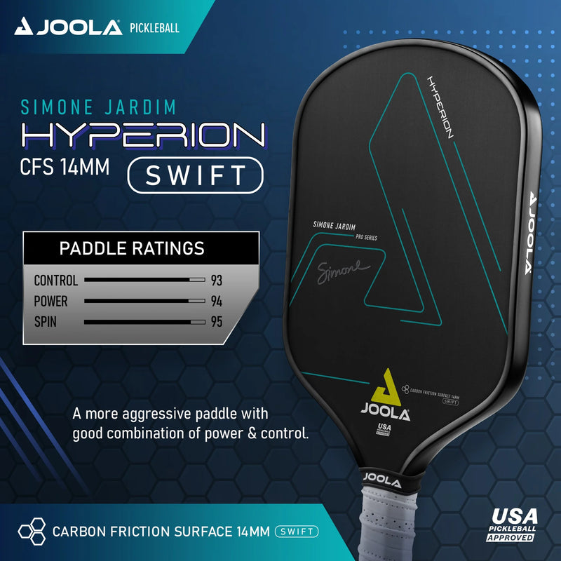 Raquete de Pickleball JOOLA Simone Jardim Hyperion CFS 14 Swift