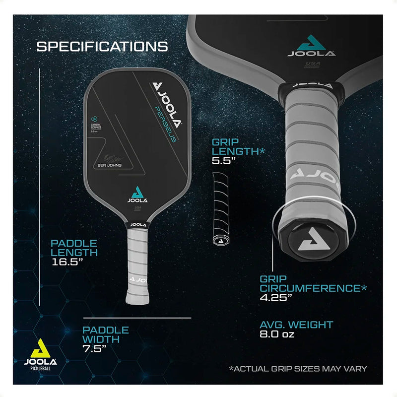 Raquete de Pickleball JOOLA Ben Johns Perseus CFS 16MM