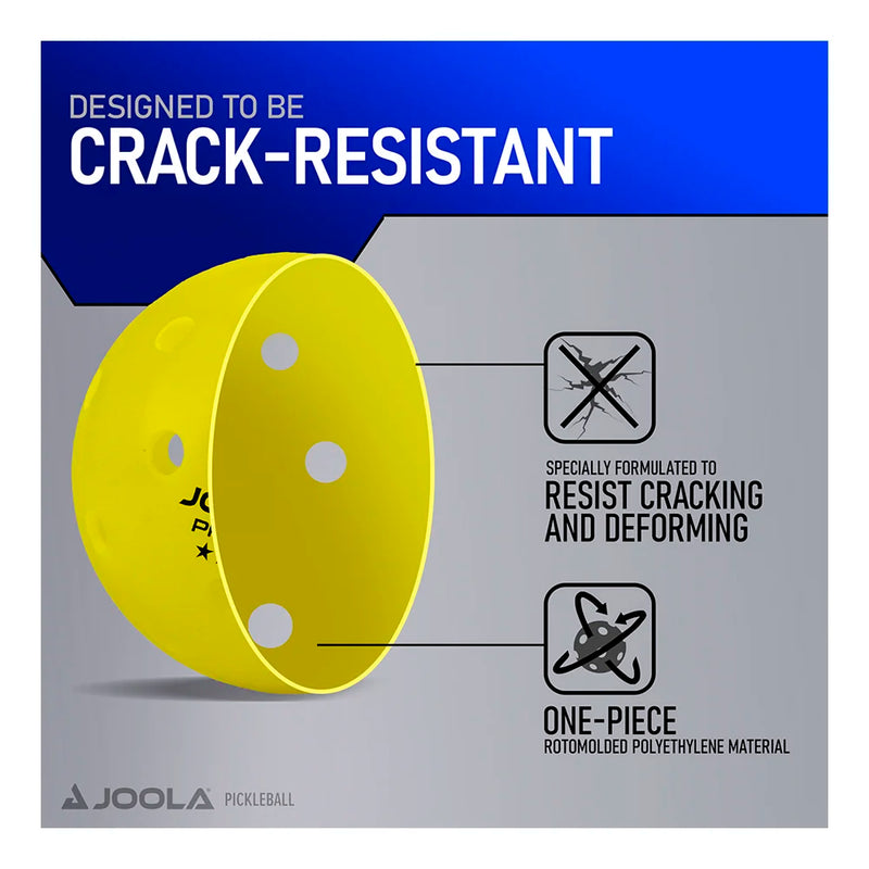 Bola de Pickleball JOOLA Primo - Caixa com 4 unidades