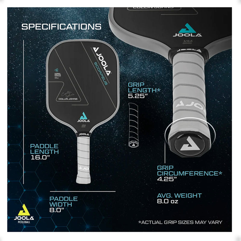 Raquete de Pickleball Joola Collin Johns Scorpeus CFS 16MM